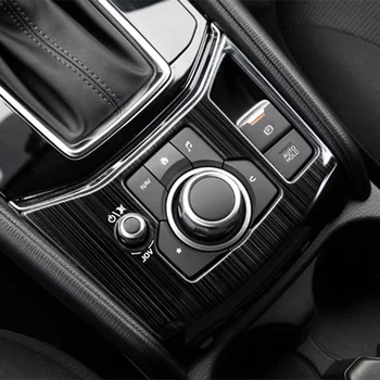 Pro 2017 2018 2019 Mazda Cx-5 Cx5 Kf Lhd Auto Gear Shift Box Kryt Panelu Nálepka Lišty Obloha Ochranu Auto-Styling(Pohár H