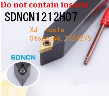 SDNCN1212H07 12*12mm Kovový Soustruh, Řezací Nástroje, Soustruh CNC Nástroje na Soustružení Vnější Soustružení Nástroj Držitele S-Type SDNCN